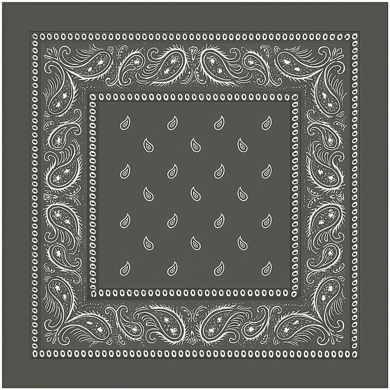 SUNRIBE 3 Pack Paisley Bandanas – 100% Cotton Square 21x21 Head Wrap, Headband, Face Cover, Neck Scarf for Men & Women - Image 1